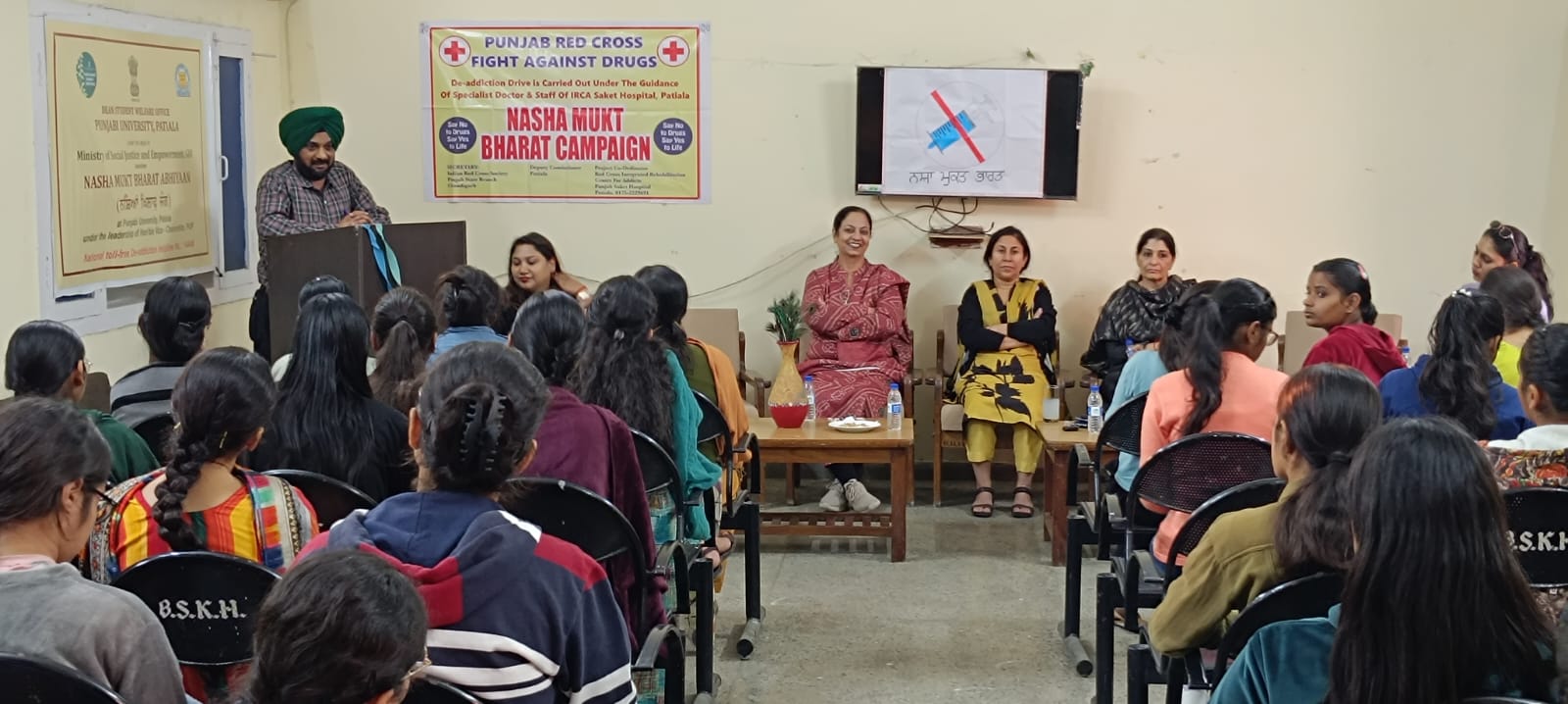 Punjabi University Dean Student Welfare Office launches 'Drug-Free India Campaign'